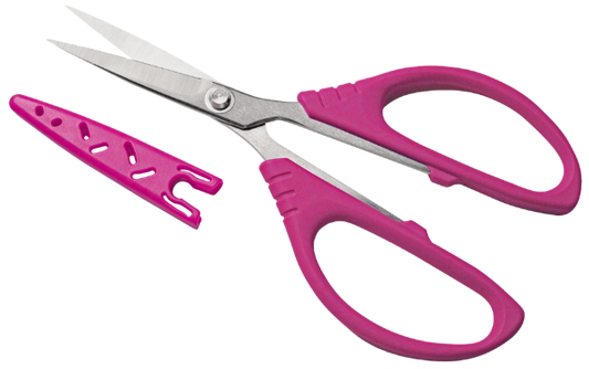 6" SERRATED SCISSORS WITH LARGE FINGER LOOPS