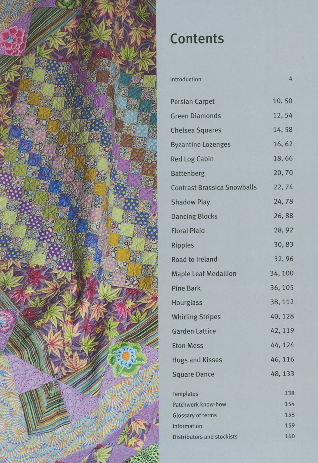 Kaffe Fassett's Quilts in Ireland Pattern Book # 071621