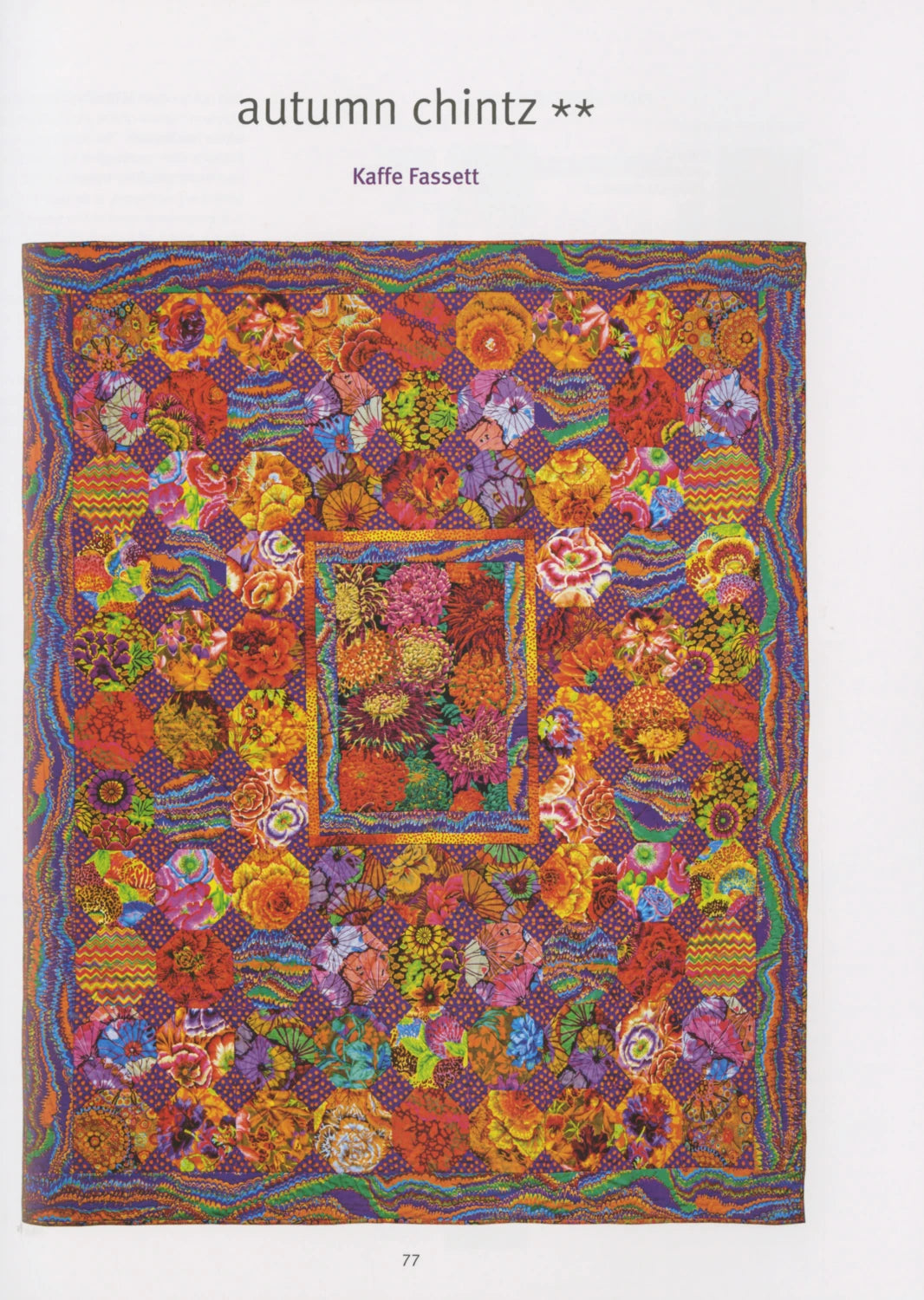 Kaffe Fassett's Quilts in COTSWOLDS Pattern Book # 071661