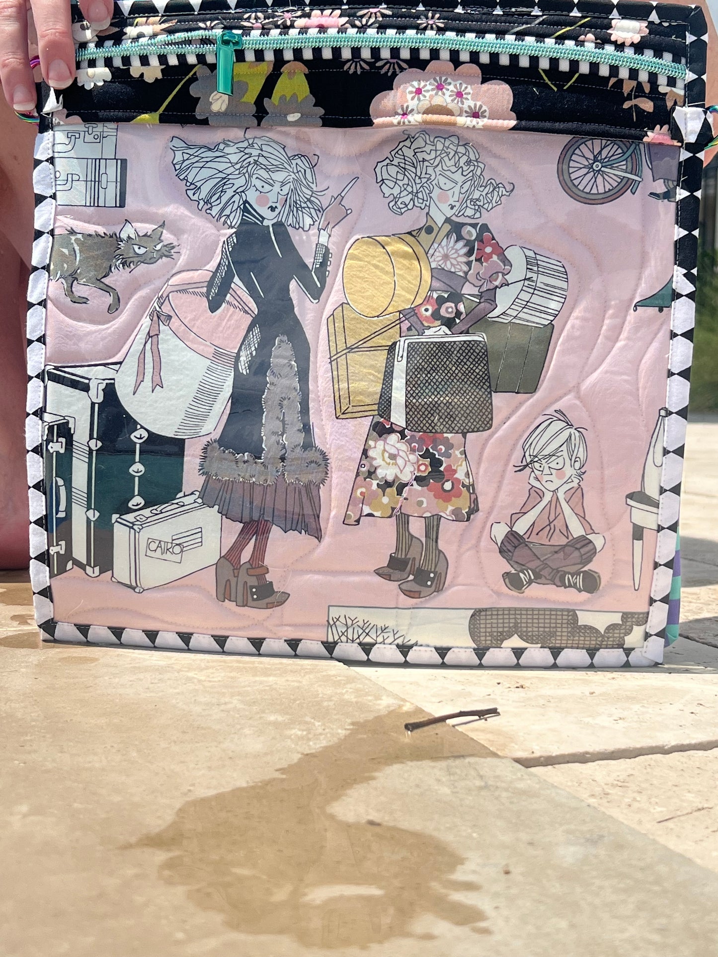 Jumbo Project Bag — Made to Order, Your Choice of Fabric