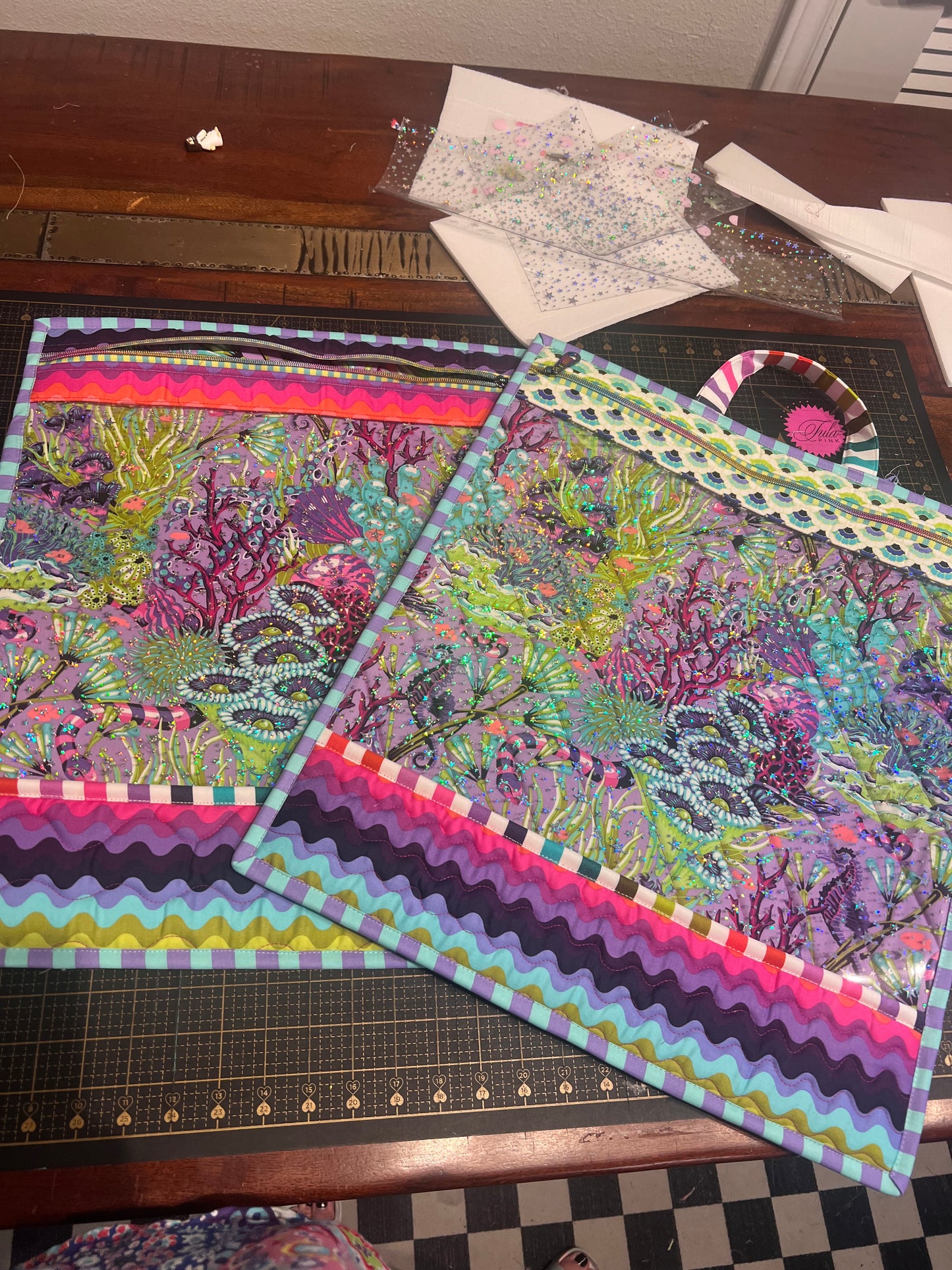 Jumbo Project Bag — Made to Order, Your Choice of Fabric