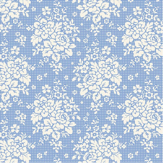TIL100666 Something Blue - Picknic Sky Tilda Fabric Sold by the Half Yard