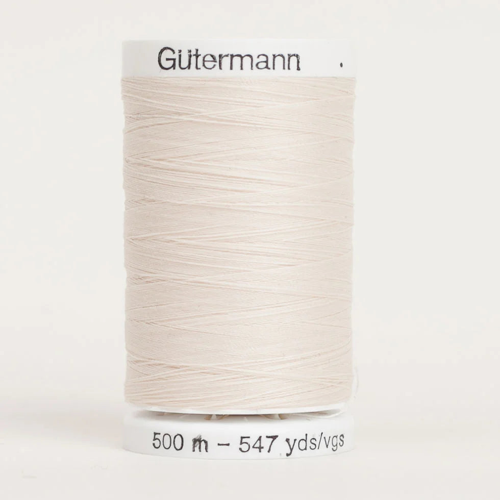 Gutermann Sew All Thread 500m - 22 Egg Shell