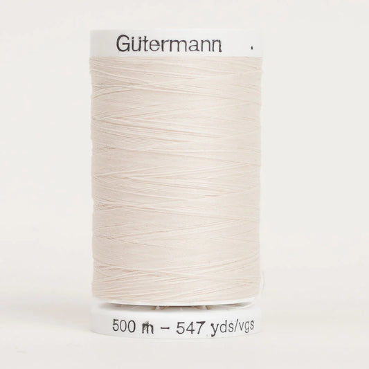 Gutermann Sew All Thread 500m - 22 Egg Shell