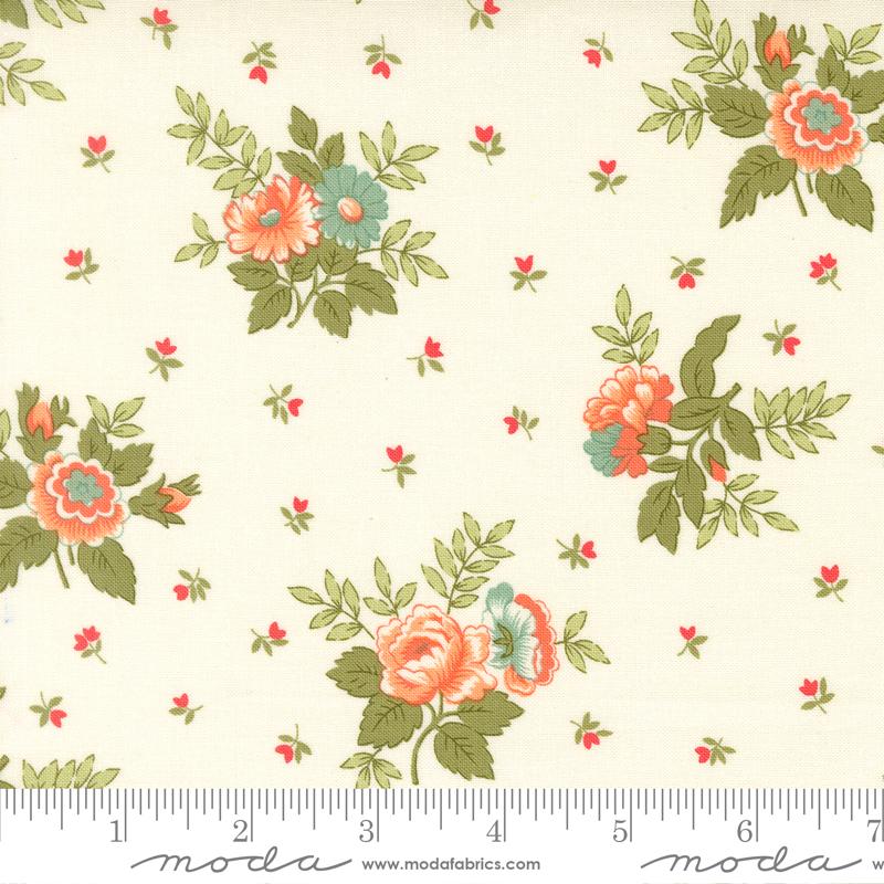 Apricot Candy Cloud 3100-11 by Bunny Hill Designs for Moda Sold by the Half Yard