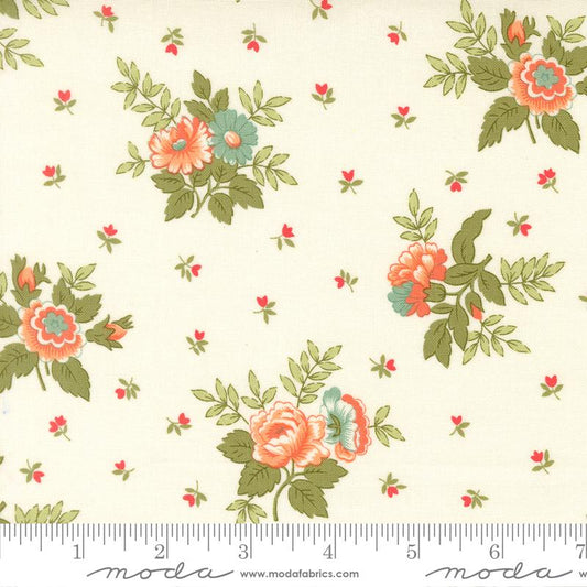 Apricot Candy Cloud 3100-11 by Bunny Hill Designs for Moda Sold by the Half Yard