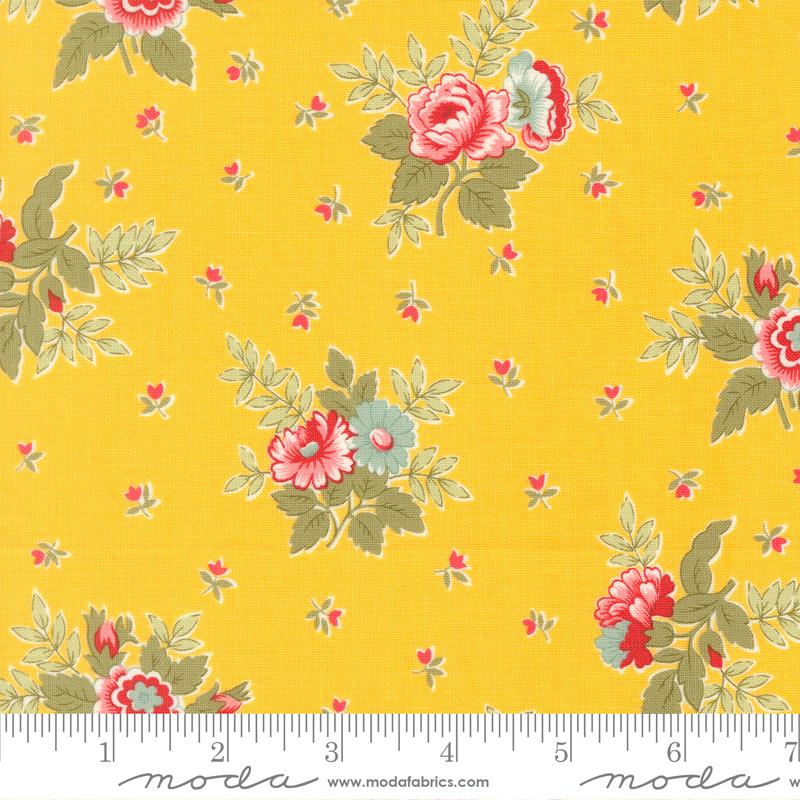 Apricot Candy Buttercup 3100-13 by Bunny Hill Designs for Moda Sold by the Half Yard