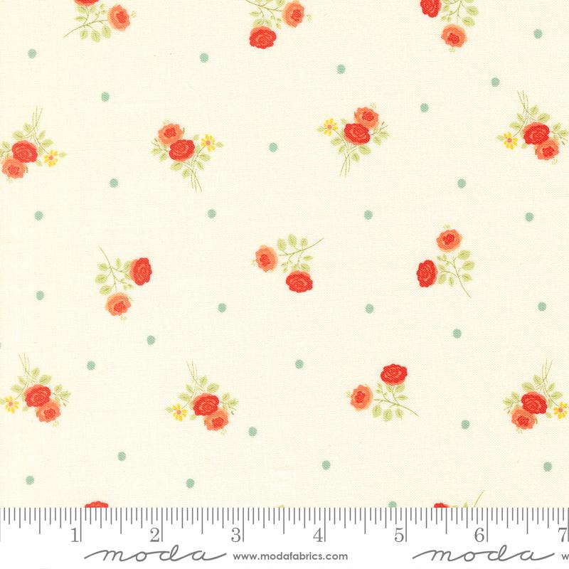 Apricot Candy Cloud 3103-11 by Bunny Hill Designs for Moda Sold by the Half Yard