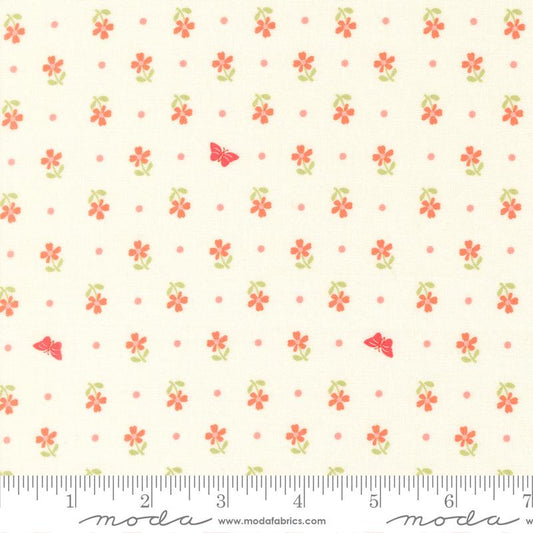 Apricot Candy Cloud 3105-11 by Bunny Hill Designs for Moda Sold by the Half Yard