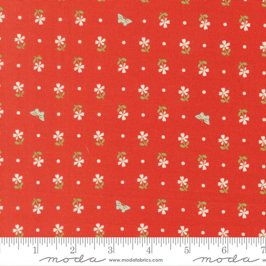 Apricot Candy Rose 3105-19 by Bunny Hill Designs for Moda Sold by the Half Yard
