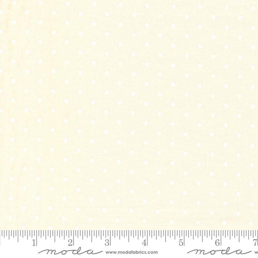 Apricot Candy Cloud White 3108-31 by Bunny Hill Designs for Moda Sold by the Half Yard