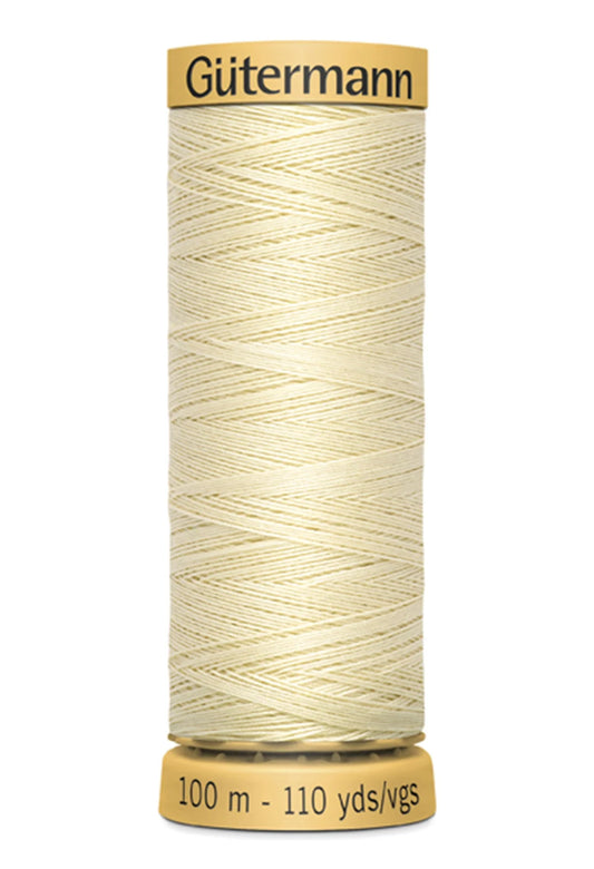 1105 Cream - Gutermann Natural Cotton Thread