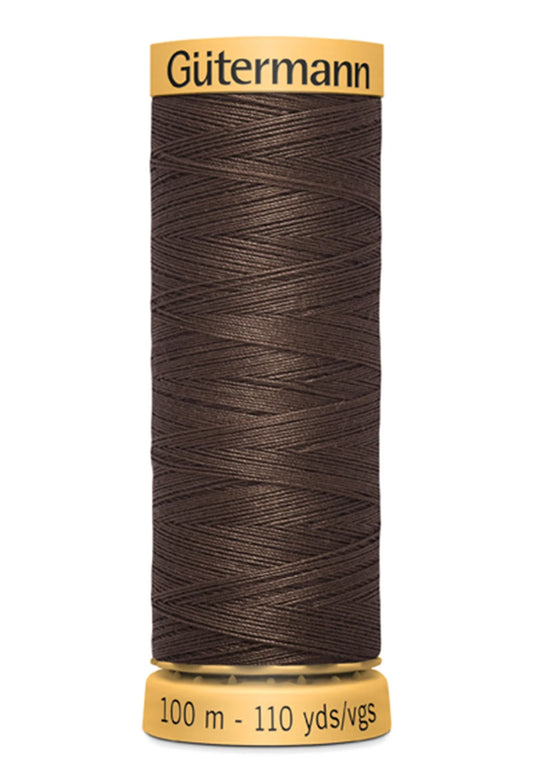 3110 Dark Brown - Gutermann Natural Cotton Thread
