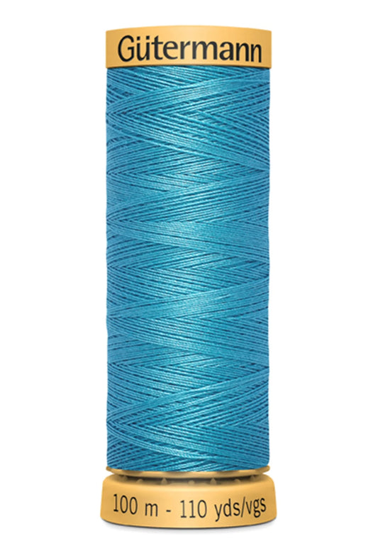 7532 Turquoise - Gutermann Natural Cotton Thread