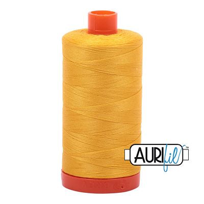 Cotton Mako Thread 50wt 1300m YELLOW