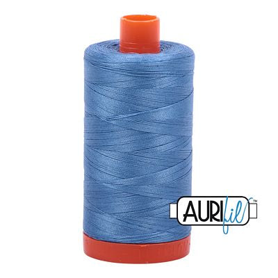 Cotton Mako Thread 50wt 1300m  LIGHT WEDGEWOOD