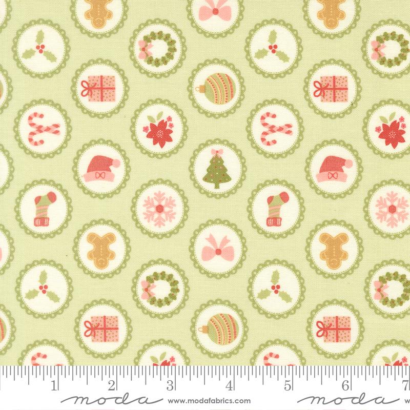 December Darling Leaf 31811-19 by My Sew Quilty Life for Moda Sold by the Half Yard