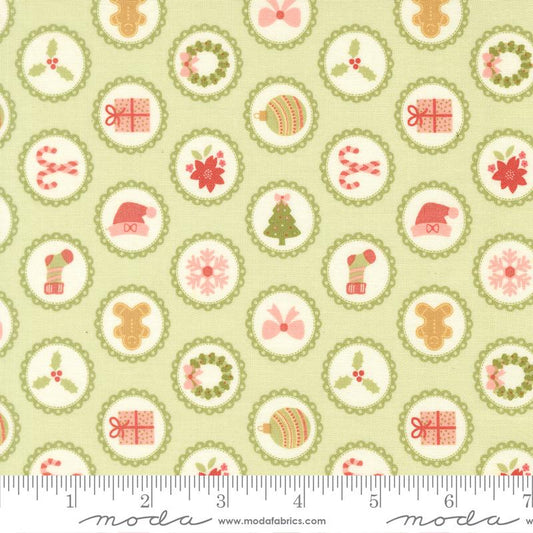 December Darling Leaf 31811-19 by My Sew Quilty Life for Moda Sold by the Half Yard