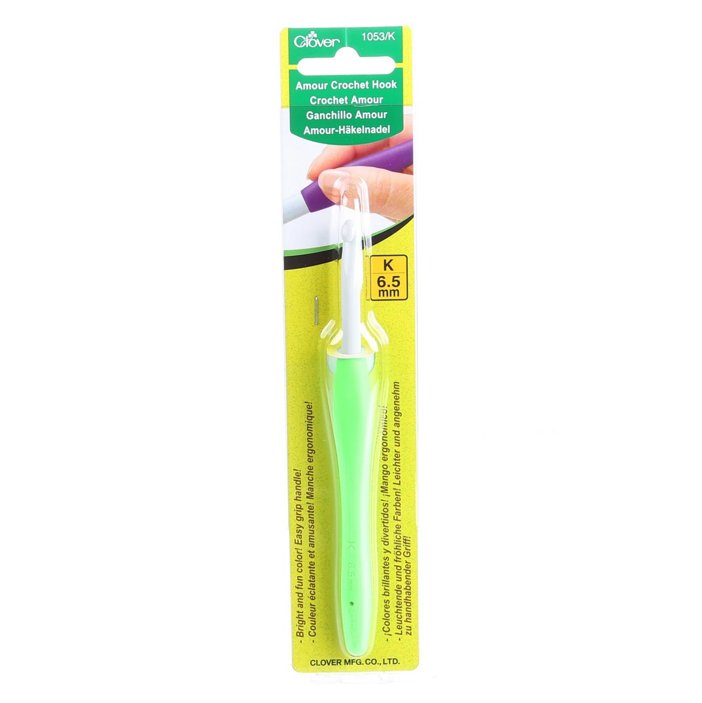 Clover Amour Crochet Hook size K  6.5mm  1053CVK