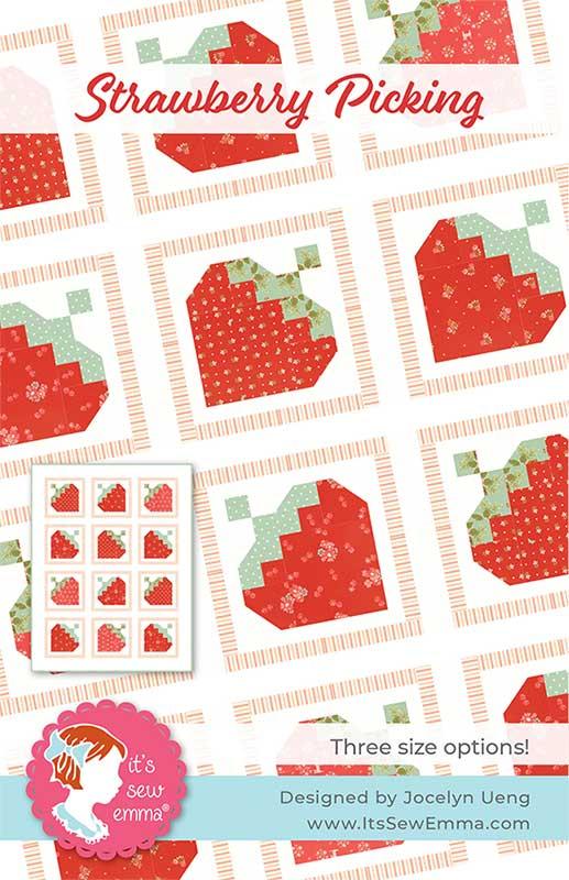 Strawberry Picking Quilt Pattern ISE 161 by It's Sew Emma