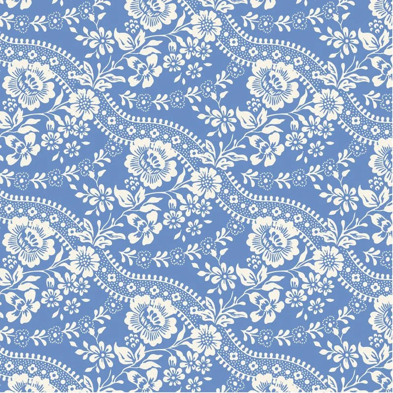 TIL110165 Something Blue - Celeste Blue Tilda Fabric Sold by the Half Yard