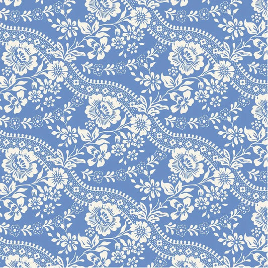 TIL110165 Something Blue - Celeste Blue Tilda Fabric Sold by the Half Yard