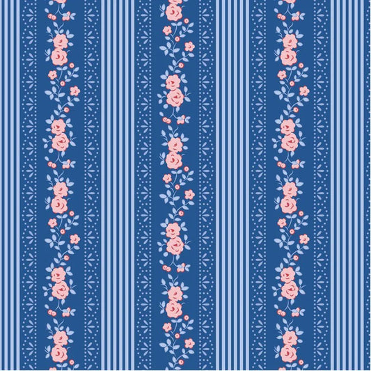 TIL110167 Something Blue - Claramay Denim Tilda Fabric Sold by the Half Yard