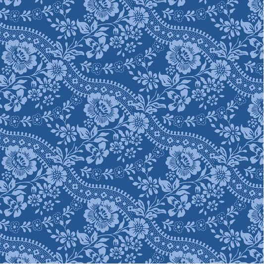 TIL110168 Something Blue - Celeste Denim Tilda Fabric Sold by the Half Yard
