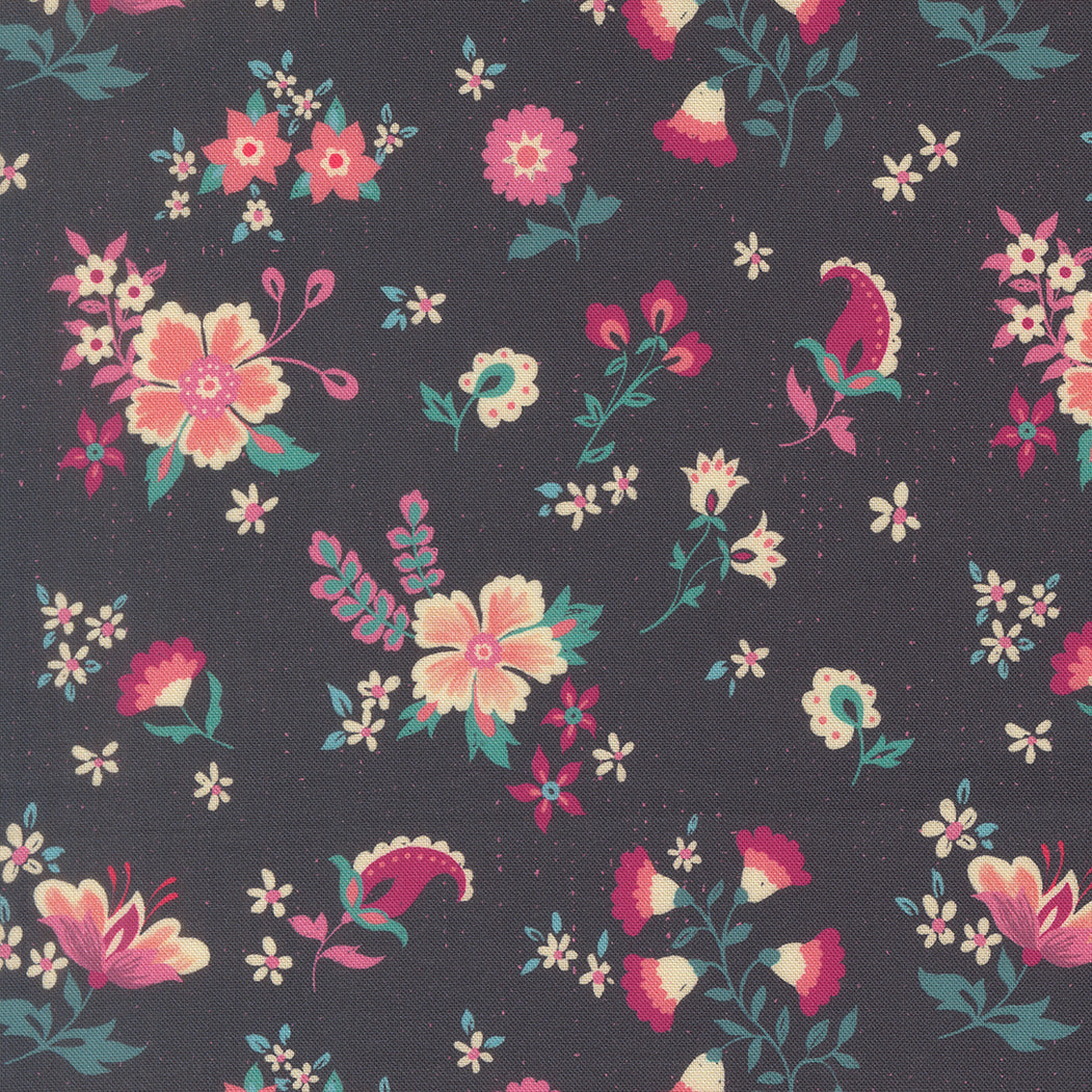 1198212 Sitara Davina Midnight Cotton Fabric