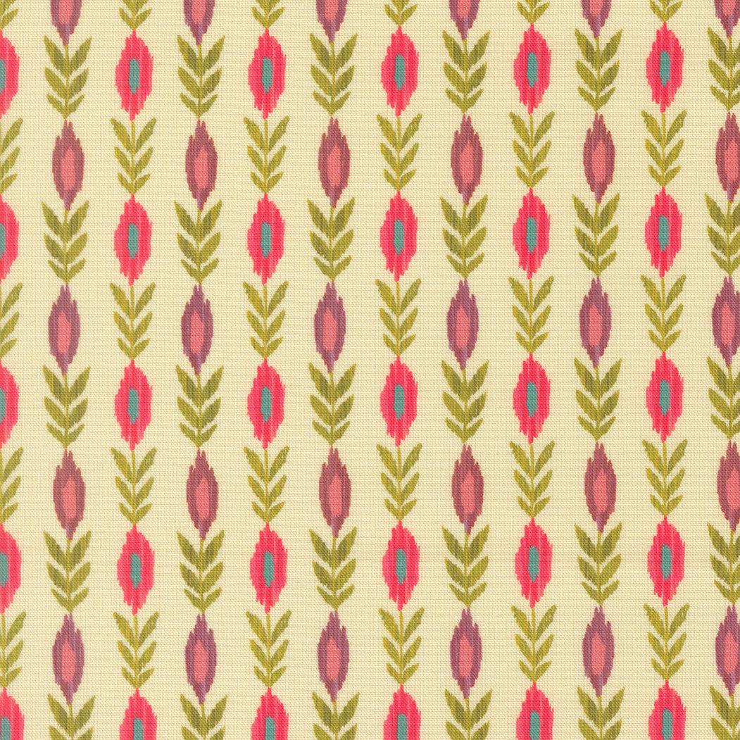 1198411 Sitara Vines Cream Cotton Fabric