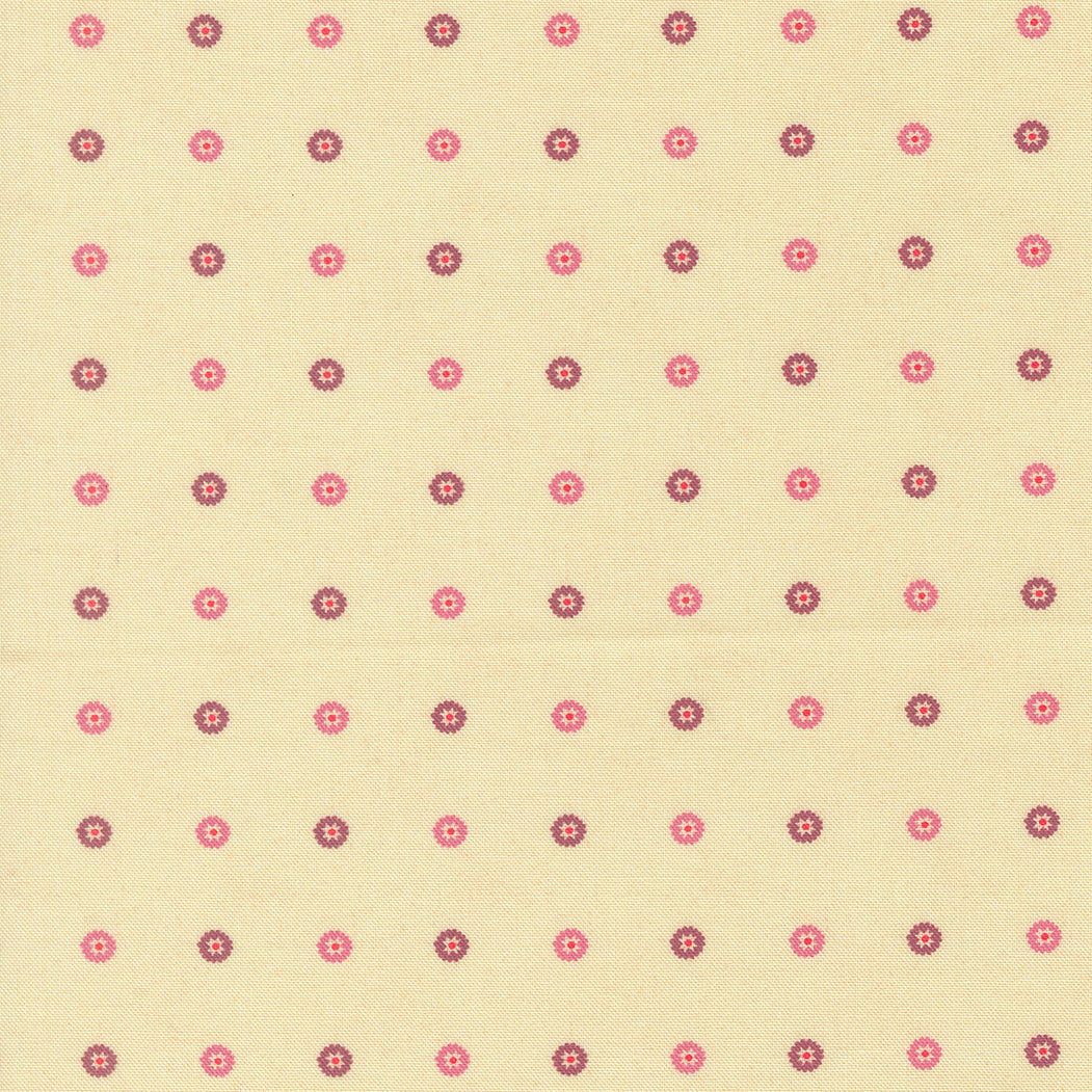 1198711 Sitara Floret Cream Cotton Fabric
