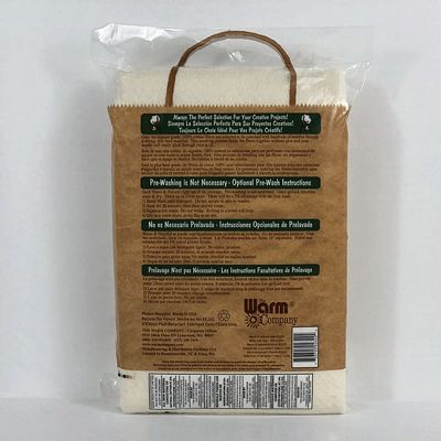 WARM AND NATURAL BATTING BABY CRIB SIZE 45" X 60" IN 1286A