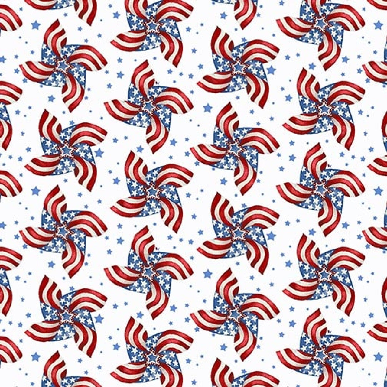 1539-07 Wings of Freedom Pinwheels Fabric for Henry Glass