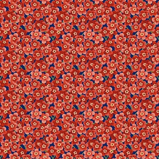 1553-87  Enchanted Forest Packed Little Flowers for Henry Glass