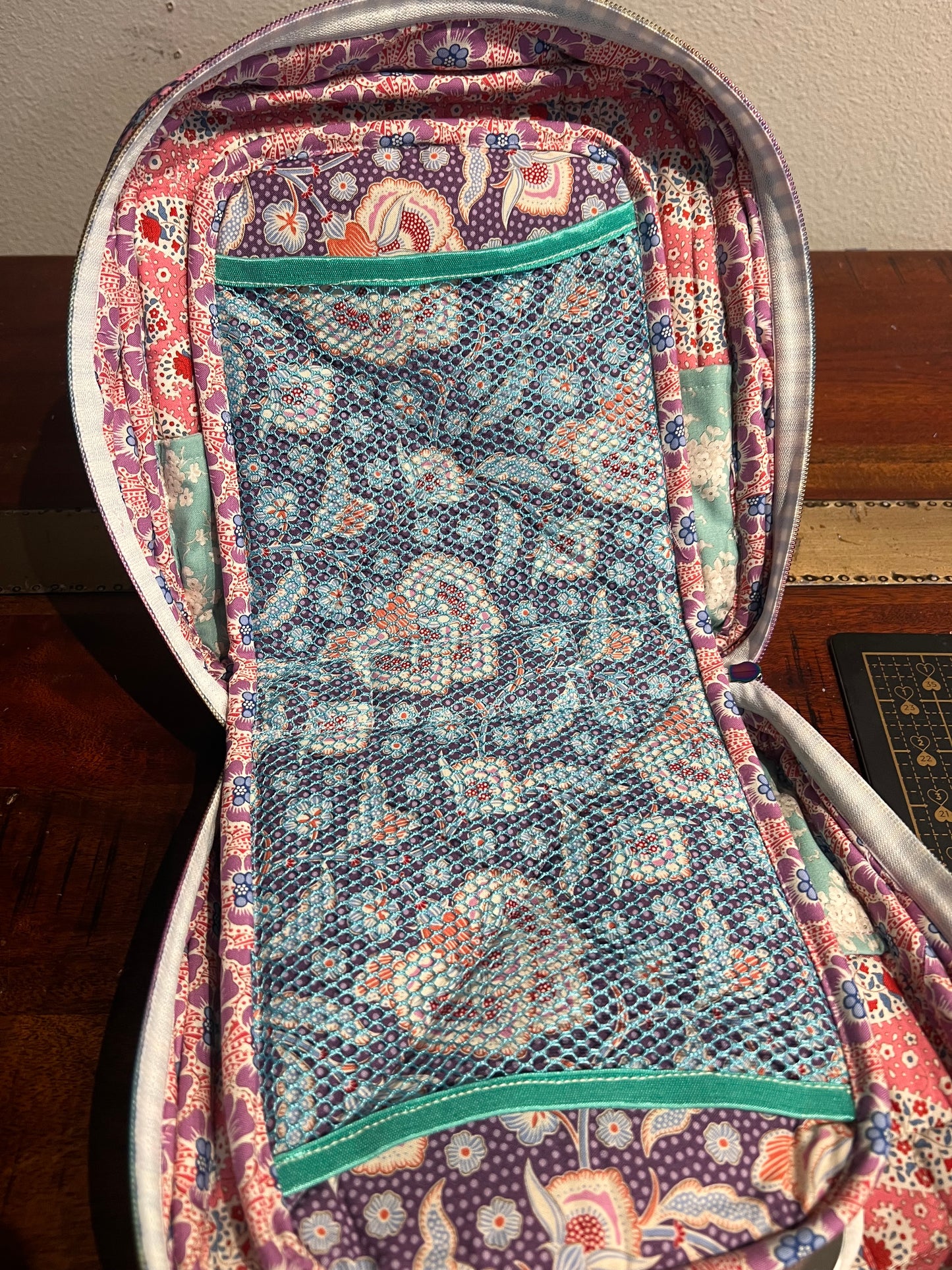 Tilda Whimsical Makeup Needlepoint Bag