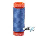 Aurifil Mako Cotton 50wt Thread 220 Yards — Color 1128 Light Blue Violet