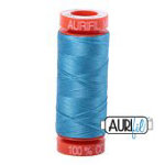 Aurifil Mako Cotton 50wt Thread 220 Yards — Color 1320 Medium Teal