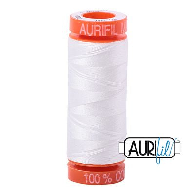 AURIFIL 50 WT 200 YD ALL PURPOSE COTTON THREAD (MULTIPLE COLORS)