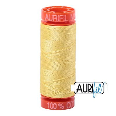 AURIFIL 50 WT 200 YD ALL PURPOSE COTTON THREAD (MULTIPLE COLORS)