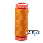 Aurifil Mako Cotton 50wt Thread 220 Yards — Color 2145 Yellow Orange