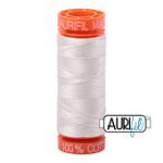 Aurifil Mako Cotton 50wt Thread 220 Yards — Color 2311 Muslin