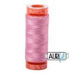 Aurifil Mako Cotton 50wt Thread 220 Yards — Color 2430 Antique Rose