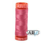 Aurifil Mako Cotton 50wt Thread 220 Yards — Color 2440 Medium Peony