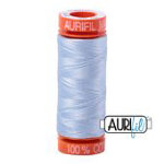 Aurifil Mako Cotton 50wt Thread 220 Yards — Color 2710 Light Robins Egg