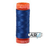 Aurifil Mako Cotton 50wt Thread 220 Yards — Color 2740 Dark Cobalt