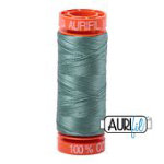 Aurifil Mako Cotton 50wt Thread 220 Yards — Color 2850 Medium Juniper