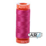 Aurifil Mako Cotton 50wt Thread 220 Yards — Color 4020 Fuchsia