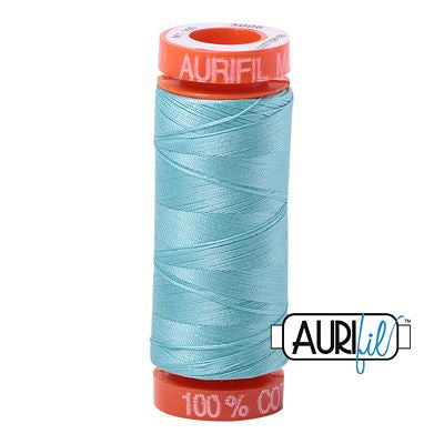20050-5006 Cotton Mako 50wt 200m LIGHT TURQUOISE