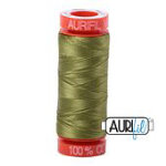 Aurifil Mako Cotton 50wt Thread 220 Yards — Color 5016 Olive Green