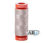 Aurifil Mako Cotton 50wt Thread 220 Yards — Color 6711 Pewter
